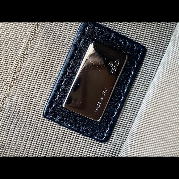 SOLD Fendi Brown Zucchino Canvas Mini Crossbody - Picture 11 of 13